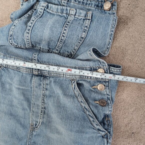 Gap Carpenter Retro 90s Baggy Wide-Leg Non-Stretch Jean Overalls XXXL/3X - Picture 5 of 8
